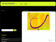 Tablet Screenshot of myartmuseum.wordpress.com