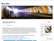 Tablet Screenshot of musewire.wordpress.com