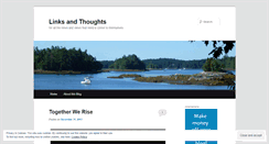 Desktop Screenshot of linksandthoughts.wordpress.com