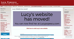 Desktop Screenshot of lucypopescu.wordpress.com