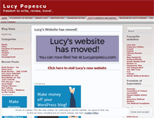 Tablet Screenshot of lucypopescu.wordpress.com