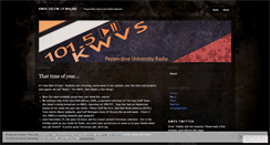 Desktop Screenshot of kwvsradio.wordpress.com