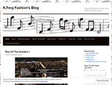 Tablet Screenshot of kfergfashion.wordpress.com