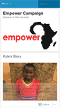 Mobile Screenshot of empowercampaign.wordpress.com