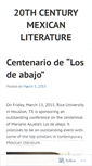 Mobile Screenshot of mexlit.wordpress.com