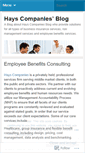 Mobile Screenshot of hayscompanies.wordpress.com