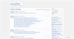 Desktop Screenshot of curvylinks.wordpress.com