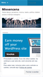 Mobile Screenshot of missencena.wordpress.com