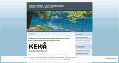 Desktop Screenshot of kestavakehitys.wordpress.com