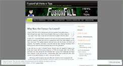 Desktop Screenshot of fusionfallhandt.wordpress.com