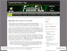 Tablet Screenshot of fusionfallhandt.wordpress.com