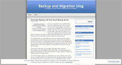 Desktop Screenshot of easybackup.wordpress.com