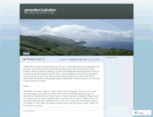 Tablet Screenshot of generation1salvation.wordpress.com