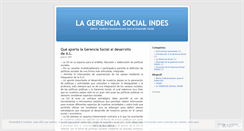 Desktop Screenshot of gerenciasocial.wordpress.com