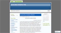 Desktop Screenshot of basicman.wordpress.com