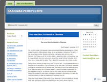 Tablet Screenshot of basicman.wordpress.com