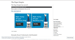 Desktop Screenshot of paperempire.wordpress.com