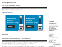 Tablet Screenshot of paperempire.wordpress.com