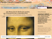 Tablet Screenshot of panzallenacorazoncontento.wordpress.com