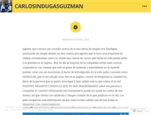Tablet Screenshot of carlosindugasguzman.wordpress.com