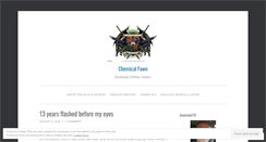 Desktop Screenshot of mychemicalfawn.wordpress.com