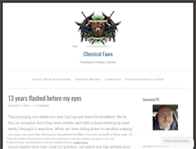 Tablet Screenshot of mychemicalfawn.wordpress.com