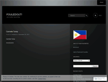 Tablet Screenshot of fouledout.wordpress.com
