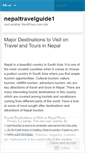 Mobile Screenshot of nepaltravelguide1.wordpress.com