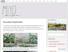 Tablet Screenshot of miyomag.wordpress.com