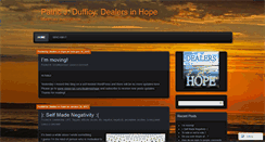 Desktop Screenshot of dealersinhope.wordpress.com