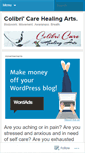 Mobile Screenshot of colibricare.wordpress.com