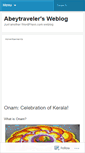 Mobile Screenshot of abeytraveler.wordpress.com