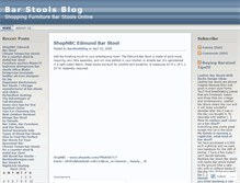 Tablet Screenshot of barstoolsblog.wordpress.com