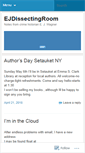 Mobile Screenshot of ejdissectingroom.wordpress.com