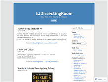 Tablet Screenshot of ejdissectingroom.wordpress.com