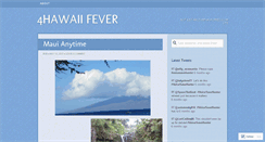 Desktop Screenshot of 4hawaiifever.wordpress.com