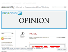 Tablet Screenshot of mononewsblog.wordpress.com