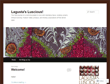 Tablet Screenshot of lagustasluscious.wordpress.com