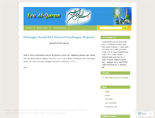 Tablet Screenshot of eraalquran.wordpress.com