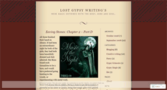 Desktop Screenshot of lostgypsywritings.wordpress.com