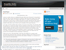Tablet Screenshot of jacqueline2316.wordpress.com