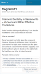 Mobile Screenshot of frogfarm71.wordpress.com
