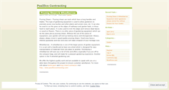 Desktop Screenshot of posillicocontracting.wordpress.com