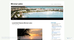 Desktop Screenshot of miromarlakes.wordpress.com