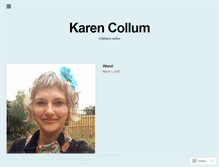 Tablet Screenshot of karencollum.wordpress.com