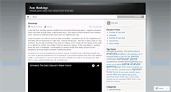 Desktop Screenshot of 3amthinkings.wordpress.com