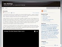 Tablet Screenshot of 3amthinkings.wordpress.com