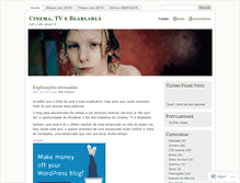 Tablet Screenshot of cinematveblablabla.wordpress.com