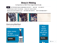 Tablet Screenshot of bracys.wordpress.com