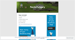 Desktop Screenshot of pandahungary.wordpress.com
